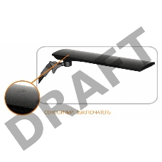 Светильник настольный Трансвит SIRIUSC16C/BL на струбцине светодиодный черный 7Вт