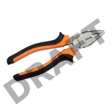 Плоскогубцы ВИХРЬ 160мм.,никелированные,двухкомпонентные рукоятки