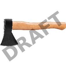 Топор 600 кованый с деревянной рукояткой 340 мм (общий вес 700 г) MIRAX