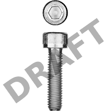 Винт ЗУБР DIN 912, М8x30 мм, 5 кг /320 шт./, кл. пр. 8.8, оцинкованный, 30318-08-030