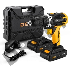 Дрель-шуруповерт Deko DKCD20FU-Li аккум. патрон:быстрозажимной (кейс в комплекте)