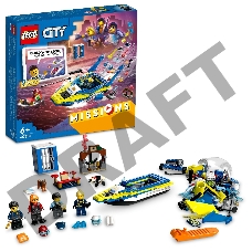 Конструктор Lego City Missions Water Police Detective Missions пластик (60355)