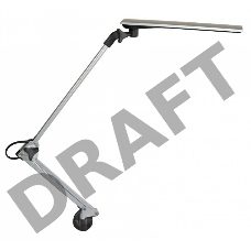 Светильник настольный Трансвит SIRIUSC16C/SL на струбцине светодиодный серебристый/черный 7Вт