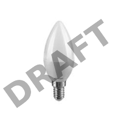 Лампа светодиодная 61 957 OLL-C37-10-230-4K-E14-FR ОНЛАЙТ 61957