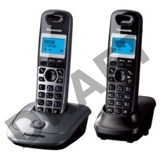 Телефон Panasonic KX-TG2512RU2 {Доп трубка в комплекте, АОН, Caller ID, спикерфон, полифония}