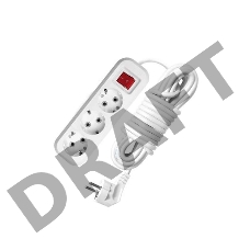 Удлинитель 3х2м с заземл. 16А IP20 S-303 с выкл. ПВС 3х1 UNIVersal 9634418