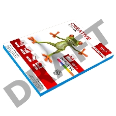 Бумага Creative A4/80г/м2/100л./голубой интенсив универсальная