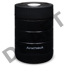 Термос для еды Арктика 307-480 0.48л. черный картонная коробка (307-480/BLA)