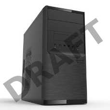 Корпус InWin POWERMAN ES701BK USB 3.0 (Mini Tower, mATX, 450W PM-450ATX, USB 3.0x2, USBx2 + Audio, черный) <6120258>