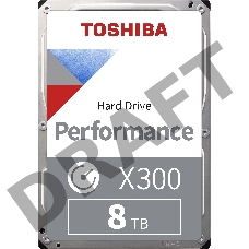 Жесткий диск HDD Toshiba X300 SATA3 8Tb 3.5