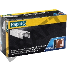 Скобы RAPID 12 мм тонкие широкие тип 80 (12 / ВеА 80 / Prebena A / Senco AT), 5000 шт