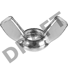 Гайка DIN 315 барашковая, M5, 6 шт, оцинкованная, ЗУБР