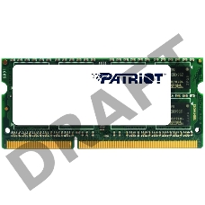 Память Patriot DDR3 4GB 1600MHz SO-DIMM PC12800  SO PSD34G1600L2S PATRIOT
