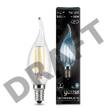 Светодиодная лампа GAUSS 104801207 LED Filament Свеча на ветру E14 7W 580lm 4100К 1/10/50