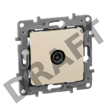 Розетка TV Звезда сл. кость ETIKA 