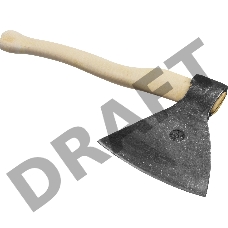 Топор ИЖ М-мясорубный 2.4 кг, деревянная рукоятка