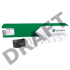 Тонер-картридж Lexmark голубой с тонером высокой емкости для CS923, CX921, CX922, CX923, CX924 34 000 стр.