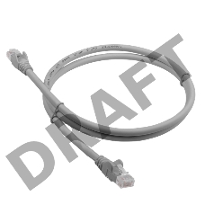 Патч-корд LANMASTER LSZH UTP кат.6, 1.5 м, серый