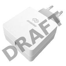 Сетевое зар./устр. Digma DGPD-18W-WG 3A универсальное кабель USB Type C белый