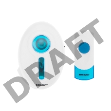 Беспроводной дверной звонок 220 вольт кнопка IP 44 REXANT  RX-6