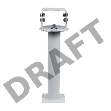 Кронштейн для камер видеонаблюдения REXANT с поворотной площадкой, труба 5,1 см, 30 см