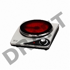 Плитка инфракрасная RICCI RIC-3106i, 1 конф., 1200Вт., нерж.     