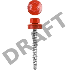 Зубр Саморезы для крепления кровель. матер. к дерев. обреш., цвет RAL 3003 