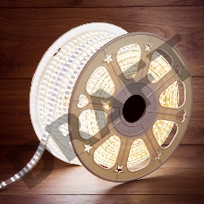 LED лента 220 В, 7.5x20 мм, IP67, SMD 2835, 276 LED/m, цвет свечения белый, 50 м