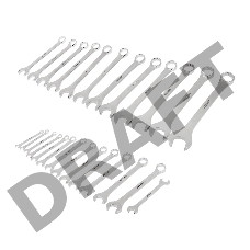 Набор ключей комбинированных REXANT 6х32 мм, 26 шт., CrV, полированный хром