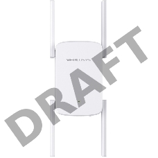 Роутер AC1900 Wi-Fi Range ExtenderSPEED: 600 Mbps at 2.4 GHz + 1300 Mbps at 5 GHz SPEC:  4× Fixed External Antennas, 1× Gigabit Port, Wall PluggedFEATURE: MERCUSYS APP, WPS/Reset Button, Signal Indicator, Range Extender/Access Point mode, Adaptive Path