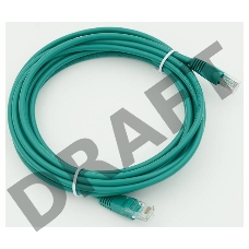 Сетевое оборудование  Patchcord molded 5E Copper 5m green