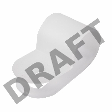 Кабельная скоба под винт REXANT 9 мм, белая, упаковка 50 шт.