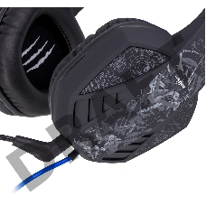 Наушники с микрофоном Hama uRage SoundZ 310 черный/серый 2.5м накладные USB оголовье (00186023)