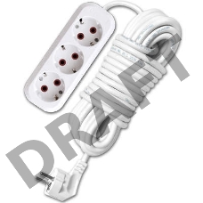 UNIVersal Удлинитель У10-554 ПВС 3x0,75 3гн. 5м 554-05