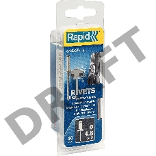 Заклепки RAPID заклепка из алюминия d4.8x25мм, 50 шт