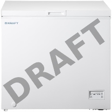 Морозильник ларь KRAFT BD(W)-250BL