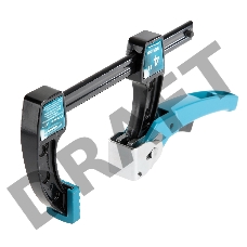 Струбцина реечная быстрозажимная GROSS 20717 4/100мм  металлич корпус, рычажный храповый механизм