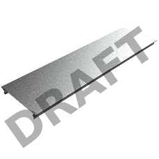 Крышка для лотка осн. 150 L3000 сталь 0.55мм KL150х0.55 КМ LO0511