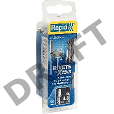 Заклепка RAPID 4.8x25мм (5000398) 50 шт. из нержавеющей стали