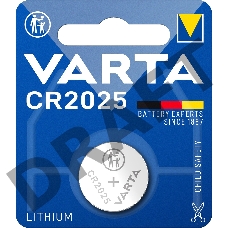 Батарейка Varta ELECTRONICS CR2025 BL1 Lithium 3V (6025) (1/10/100)