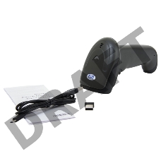 Сканер штрихкода Poscenter 2D BT wireless, black, USB cable, USB Wireless Adapter