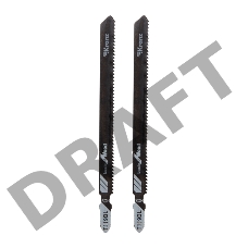 Пилка для электролобзика по дереву KRANZ T119BL 132 мм 12 зубьев на дюйм 4-100 мм (2 шт./уп.)