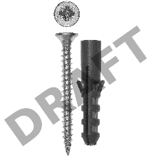 Дюбель распорный полипропиленовый, тип 