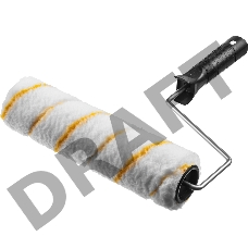 Валик малярный ГИРПАИНТ 40, 240 мм, d=40 мм, ворс 12 мм, ручка d=6 мм, ЗУБР