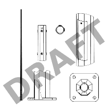 Опора ОГКл-8 верх 75 гор. цинк Пересвет В00004483
