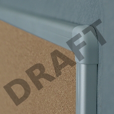 Демонстрационная доска 2X3 TCASC96 комбинированная 60х90см алюминиевая рама