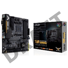 Материнская плата ASUS TUF GAMING B450M-PLUS II, Socket AM4, B450, 4*DDR4, DVI+HDMI, CrossFireX, SATA3 + RAID, Audio, Gb LAN, USB 3.1*6, USB 2.0*6, COM*1 header (w/o cable), mATX ; 90MB1620-M0EAY0