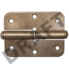 Петля накладная стальная 