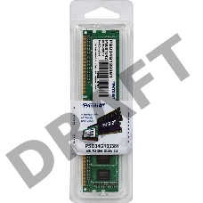 Модуль памяти Patriot DIMM DDR3 4Gb 1333MHz PSD34G133381 RTL PC3-10600 CL9 240-pin 1.5В