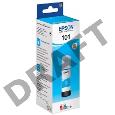 Картридж струйный Epson L101 C13T03V24A синий (70мл) для Epson L4150/L4160/L6160/L6170/L6190